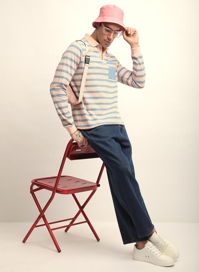 Dillinger Men Striped Regular Fit Polo - Image 4